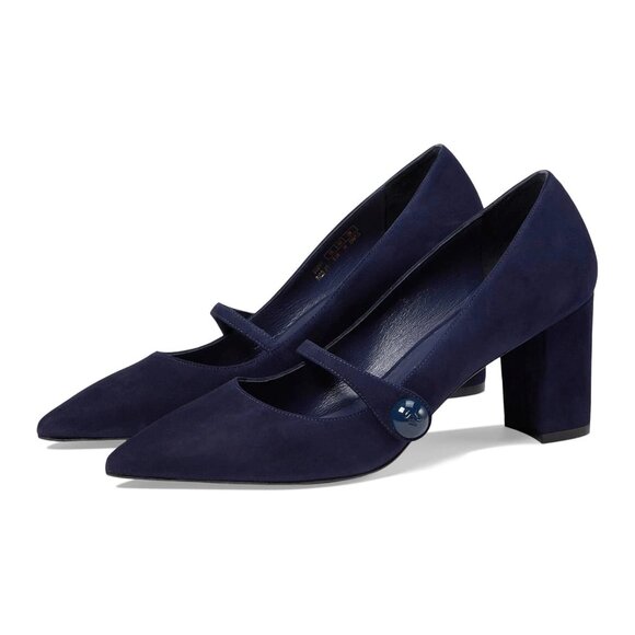 Stuart Weitzman Shoes - $550 STUART WEITZMAN SW 75 Pointed Toe Mary Jane Pump NICE BLUE 9.5 (PC3)